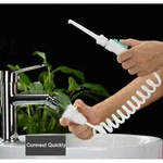 New Faucet Oral Irrigator Teeth Cleaner Dental Waterpik Flosser Jets Portable. Fixed Price $22.99.