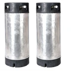 2 Pack Reconditioned 5 Gallon Pin Lock Kegs With O-ring Kit For Homebrew Beer. Fixed Price $67.95.
