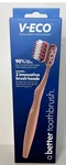 V-eco Toothbrushes 2 Replacement Heads. Unique V-shaped Bristles. Fixed Price $7.99.