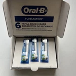 Oral Flossaction Electric Toothbrush Replacement Heads, 6 Count. Fixed Price $24.99.