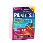 Piksters Interdental Brushes (40 Pack, Size (red)). Fixed Price $21.19.
