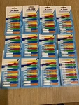 120PC+24 Caps Aim Interdental Braces Brushes Floss Picks Removes Plaque. Fixed Price $29.98.