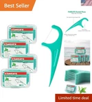 Eco-friendly 240 Count Mint Dental Flossers With Unique Handle Design Cases. Fixed Price $25.19.
