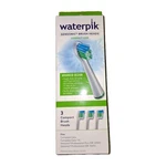 New Waterpik Sensonic Toothbrush Heads 3CT Compact Size SRSB-3W Unopened. Fixed Price $19.99.