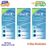 Oral-b Super Pre-cut Strands Dental Floss, Mint, 50 Count (pack Of 1-3). Fixed Price $11.99.