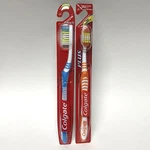 2X Colgate Plus Dual Cleaning Tip Toothbrush, Full Medium #01 Nip. Fixed Price $11.98.
