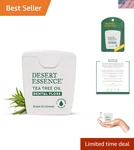 Cruelty Free Tea Tree Floss 50 Yards - 6 Pack, Infused With Beeswax & Mint. Fixed Price $48.99.