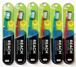 6 Reach Crystal Clean Firm Bristles Hard Toothbrushes - Free Shipping. Fixed Price $14.85.