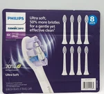 Philips Sonicare Gentle Clean Ultra Soft Premium Replacement 8 Brush Heads Nob. Fixed Price $26.50.