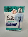Guru Nanda Lion & Lamb 2.0 Electric Toothbrush Heads 6 Count. Fixed Price $10.55.