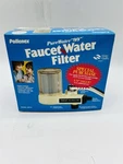 Pollenex Pure Water 99 Faucet Filter WP72 W/extra Cartridge New. Fixed Price $20.00.