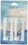 Ronsit Replacement Brush Heads Compatible 1 Count (pack Of 4), Blue,white. Fixed Price $13.99.