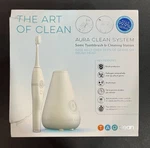 New Tao Aura System Sonic Toothbrush & Cleaning Station Super Nova White. Fixed Price $59.99.