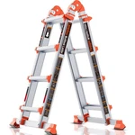 Lanbitou Ladder Frame Step Extension 14 Ft Anti-slip Multi Positio.... Fixed Price $228.98.
