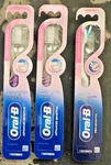Oral-b Sensi-soft Toothbrush 3 Pack Purple/white. Fixed Price $17.98.