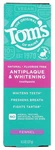 Toms Of Maine Tom's Antiplaque Whitening Fluoride Free Toothpaste 4.5 Oz. Fixed Price $57.99.