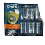 Oral 8-PACK Advanced Clean Replacement Tooth Brush Head Refills EB20RB New. Fixed Price $18.44.