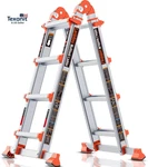 Ladder, Frame Step Extension, 14 Ft Anti-slip Multi Position & Storag. Fixed Price $282.71.