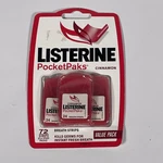 Listerine Cool Heat Pocketpaks Cinnamon Breath Strips 3 Pack =72 Total Htf. Fixed Price $69.99.
