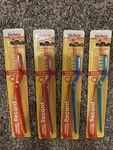 Fuchs Record V Natural Bristle Medium Toothbrush 4 Pack. Fixed Price $16.99.