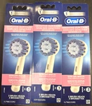 Lot Of 3 (9 Total) Oral-b Sensitive Gum Care Replacement Brush Heads Forelectric. Fixed Price $29.99.