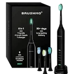 Brushmo BM01 Electric Sonic Toothbrush Black Rechargeable 4 Heads New Sealed. Fixed Price $25.00.