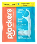 (3 Pack) Plackers Twin-line Floss Picks Cool Mint 150 Count. Fixed Price $24.00.