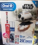 Disney Oral-b Star Wars Rechargeable Kid Electric Toothbrush Toothpaste BB8. Fixed Price $26.48.