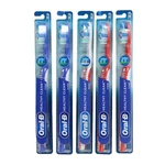5 Pack Oral-b Healthy Clean Toothbrush, Medium Mix Color. Fixed Price $23.95.