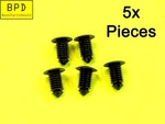 5X Pack Ford Chrysler 9MM Hole - 16MM Head Black Nylon Trim Panel Retainer #23. Fixed Price $8.99.