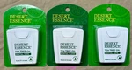 Desert Essence Tea Tree Oil Dental Floss 30 Yds Each 3-PACK. Fixed Price $16.99.