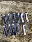 Oral-b Io Ultimate Clean Brush Heads 11-COUNTREFILL Black/white. Fixed Price $28.99.