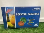 Royal Paper Cocktail Parasols 144 Multi-box Discount For Add-ons. Fixed Price $9.00.