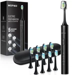 Toothbrush For Adults - 5 Modes Power Rechargeable Black With 8 Br.... Fixed Price $36.97.