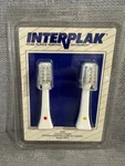 Vintage 1991 Interplak Replacement Brush Heads RB-2 Red Yellow Color Coded Nos. Fixed Price $18.99.