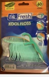 8*DR Fresh Kool Floss 60 Count Mint Wax Picks New Dental Teeth Pics 480TTL. Fixed Price $21.99.
