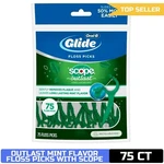 Oral-b Glide Complete With Scope Outlast Mint Flavor Floss Picks 75 Count. Fixed Price $11.67.