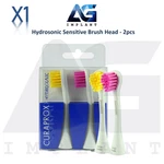 Hydrosonic Sensitive Brush Compact Head 2PCS Ultra Soft Bristles Dental Hygiene. Fixed Price $53.90.