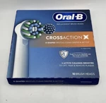 New Oral-b Cross Action Clean Maximiser Replacement Electric Brush Heads 10PCS. Fixed Price $21.95.