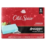 New Sealed Old Spice Swagger Soap 4 Pack Feel Fresh Blue 90G Each Htf. Fixed Price $14.00.