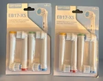 EB17-X Standard Clean Toothbrush Head Replacements, 2 Packs Of 4 New. Fixed Price $12.99.