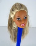 Vtg Barbie Doll Head Balyage Blonde Hair Smile Face 1998 Mold Replacement Ooak. Fixed Price $6.99.