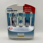 New Philips Sonicare Eseries Toothbrush Heads Pack Fit Advance HX7004 Standard. Fixed Price $32.99.