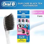 Oral-b Black Tea Gum Toothbrush Ultra Thin Deep Clean Care Gentle Soft X 3. Fixed Price $30.50.