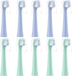 Replacement Toothbrush Heads 10 Count (pack Of 1), BLUE+5 Green. Fixed Price $14.76.