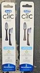 Oral-b Clic Toothbrush Replacement Heads 2 Pc. Pack. Fixed Price $19.98.