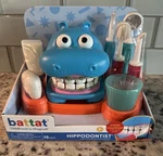 Hippodontist Playset Dentist Kit Kids With Hippo, Toothbrush, And Accessories. Fixed Price $33.99.