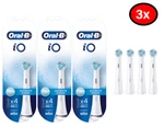 3 Pairs Of 4 Count Oral-b Io Ultimate Clean Care Electric Toothbrush Heads. Fixed Price $54.90.