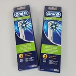 Lot 2 Oral-b Braun Cross Action Dental Tooth Brush Heads Refill (3 Pack Each). Fixed Price $19.95.