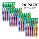 24-PACK! Gum Technique Deep Clean Toothbrush 524, Full Size Soft Bristles. Fixed Price $49.99.